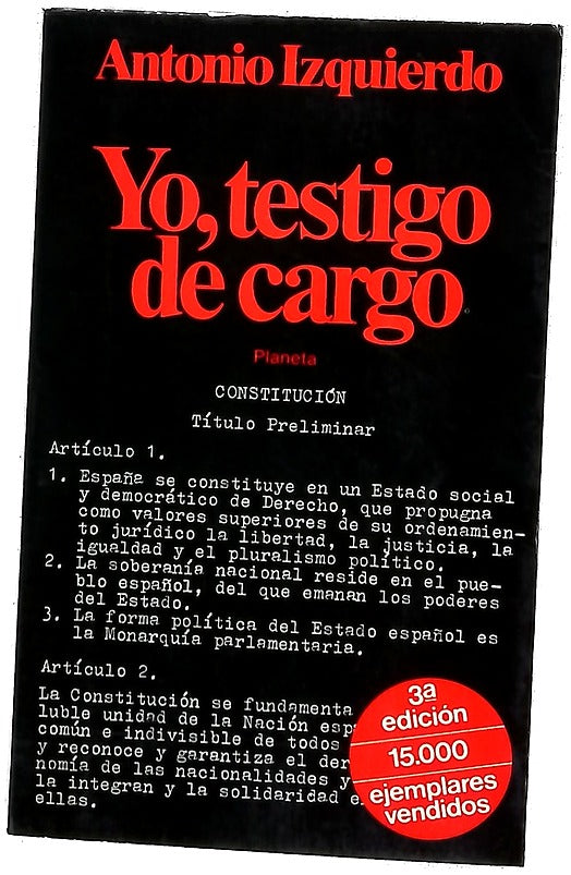 Yo, testigo de cargo