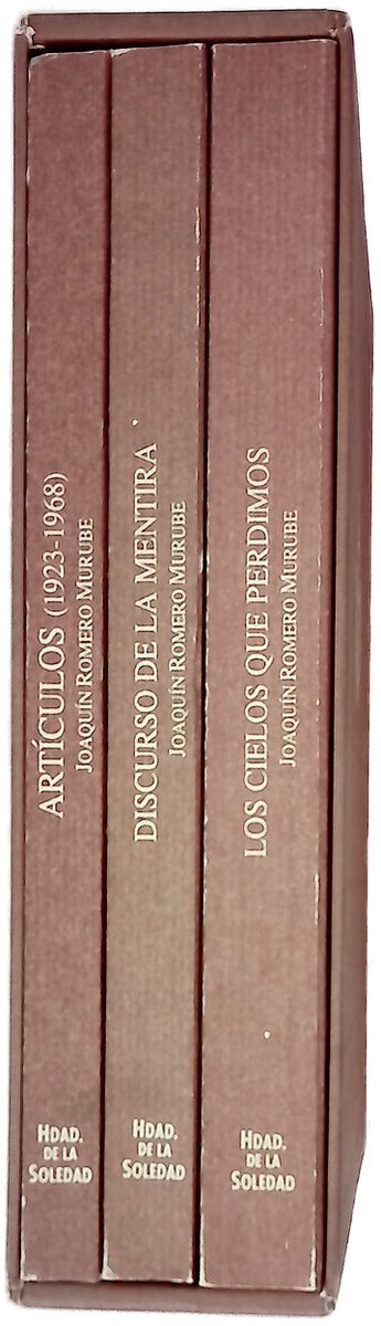 Obras Escogidas. Artículos, Discursos de la Mentira, Los cielos que perdimos