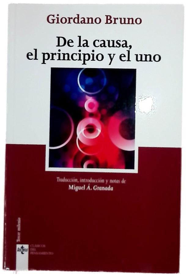 De la causa, el principio y el uno