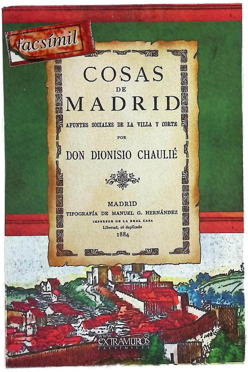 Cosas de Madrid apuntes sociales de la villa y corte