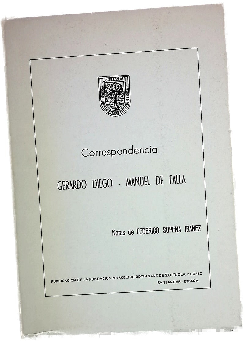 Correspondencia Gerardo Diego-Manuel de Falla