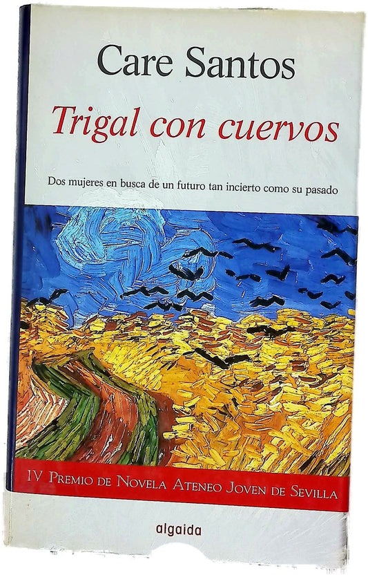 Trigal con cuervos