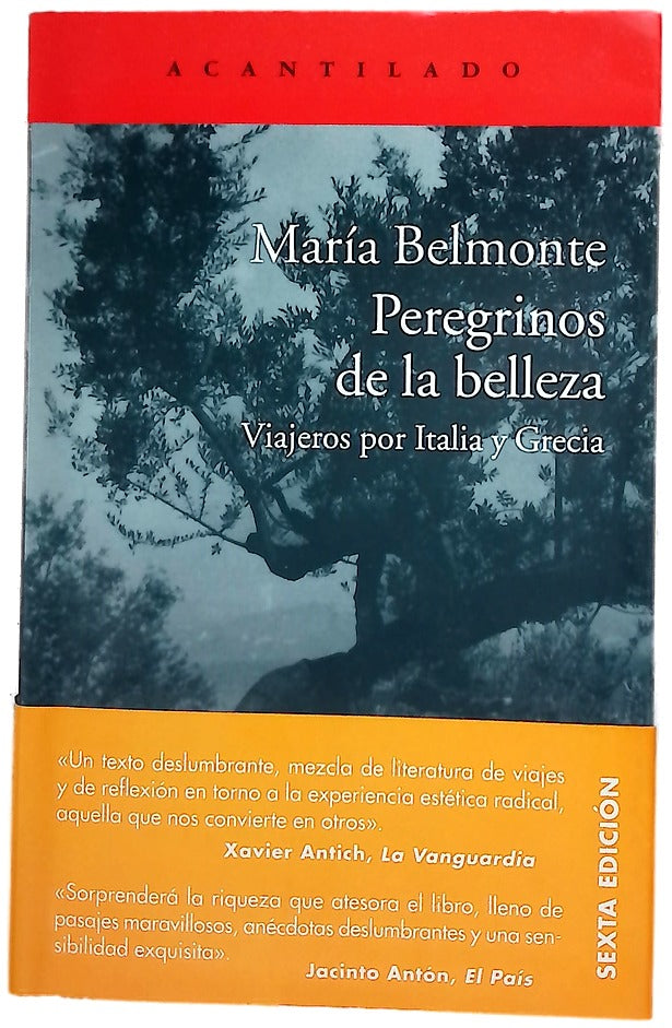 Peregrinos de la belleza : viajeros por Italia y Grecia