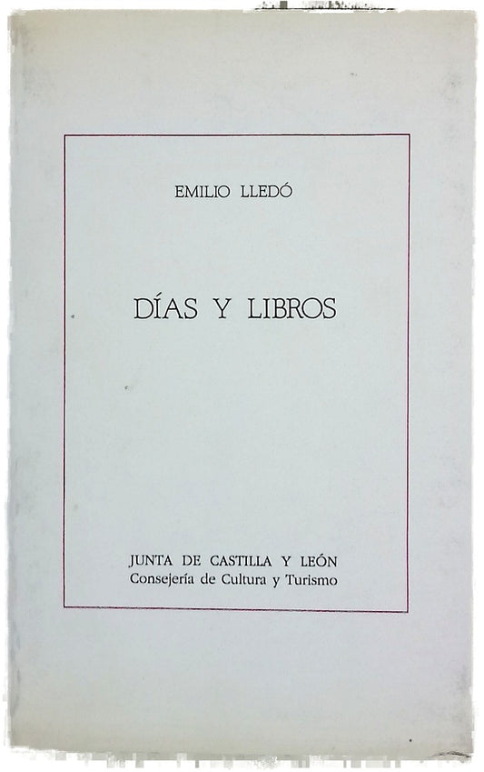 Días y libros pequeños artículos y otras notas