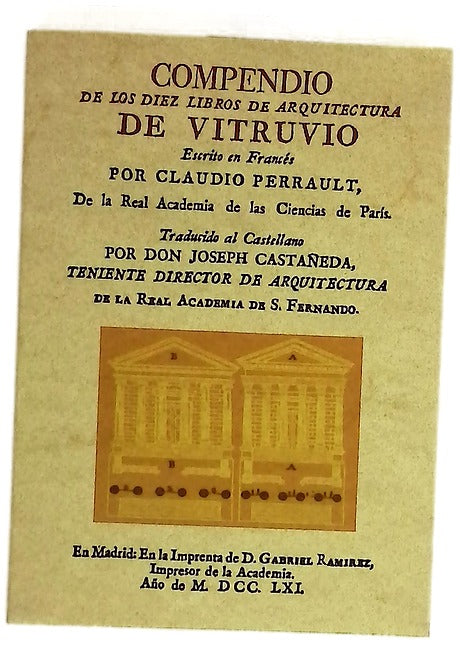 Compendio de los diez libros de arquitectura de Vitruvio