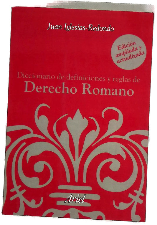 Diccionario de definiciones y reglas de derecho romano
