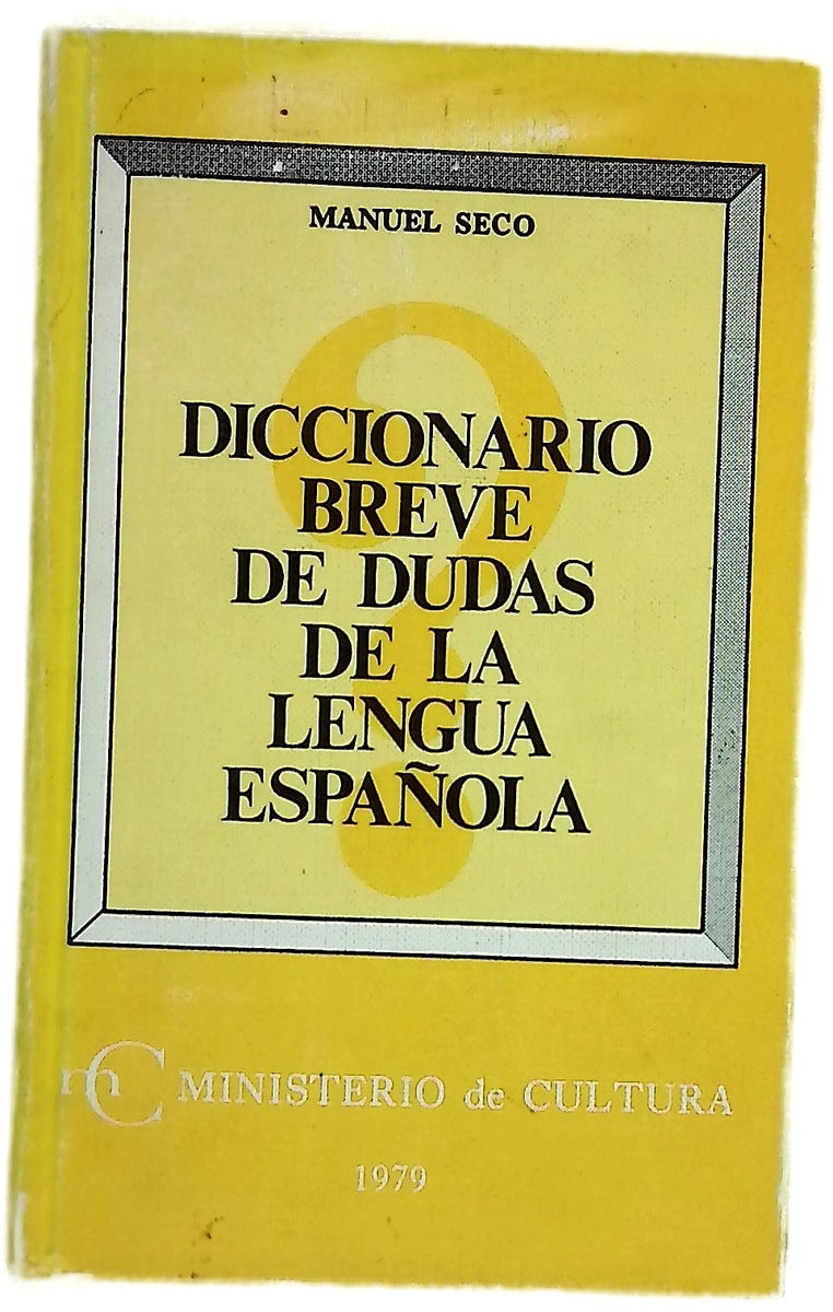 Diccionario breve de dudas de la lengua española
