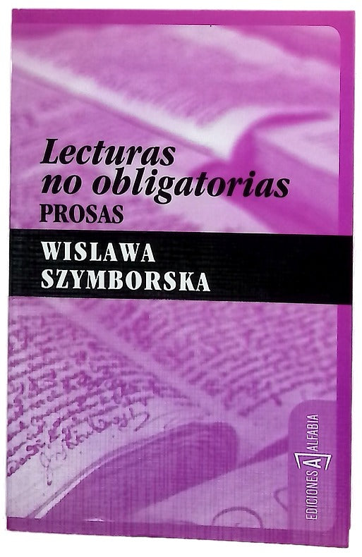 Lecturas no obligatorias prosas