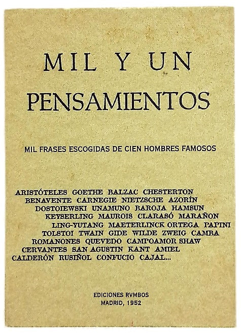 Mil y un pensamientos