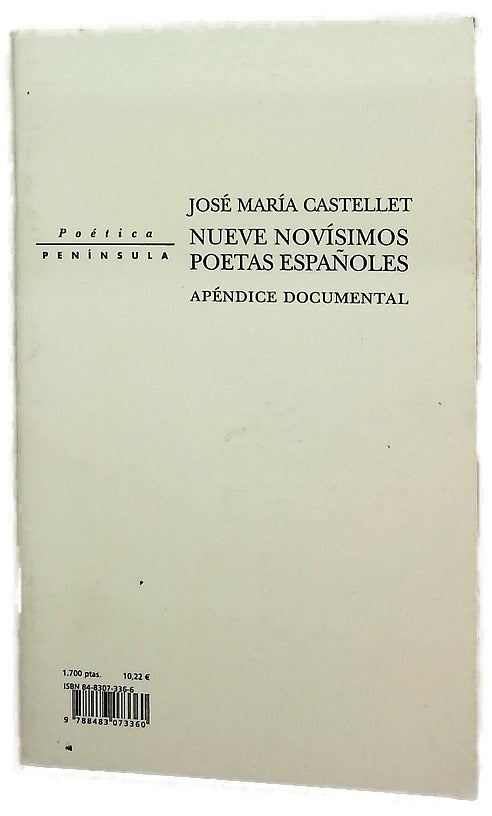 Nueve novísimos poetas españoles