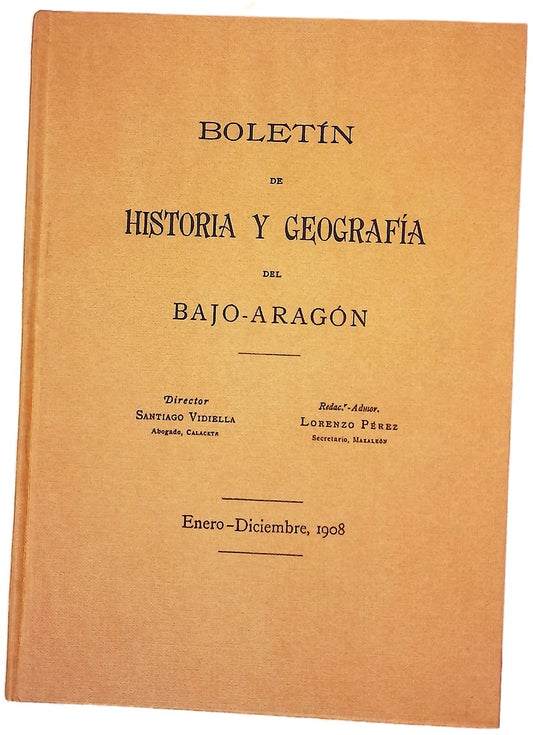 Boletin de historia y geografia del bajo Aragon II