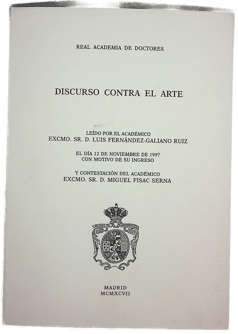 Discurso contra el arte