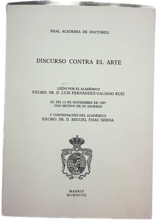 Discurso contra el arte
