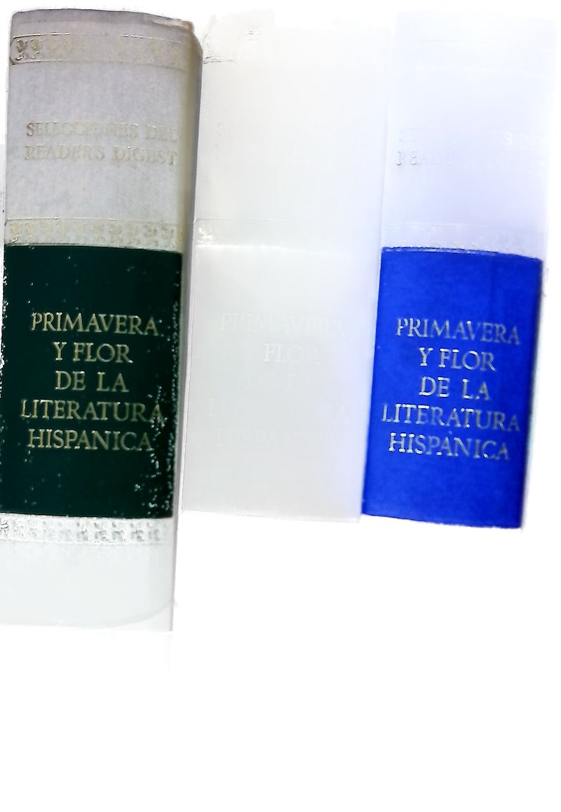 Primavera y flor de la literatura hispánica 4 tomos