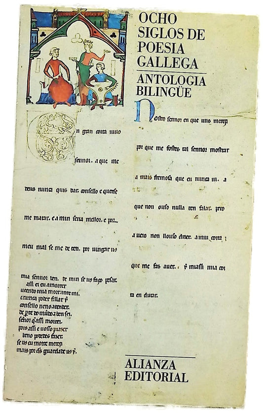 Ocho siglos de poesía gallega Antologia bilingüe