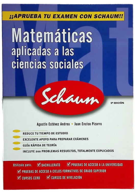 Matemáticas aplicadas a las ciencias sociales