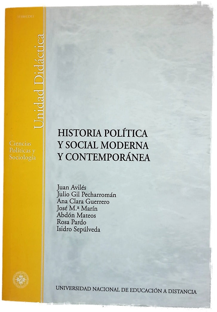 Historia política y social moderna y contemporánea