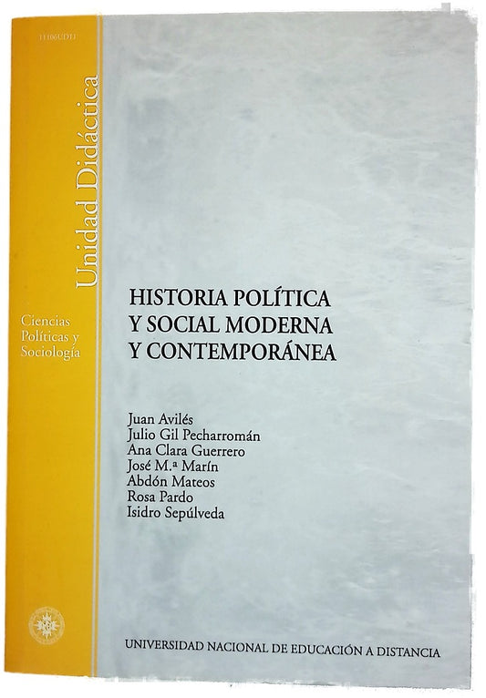 Historia política y social moderna y contemporánea