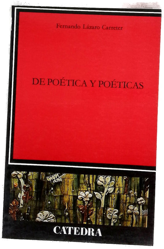 De poética y poéticas