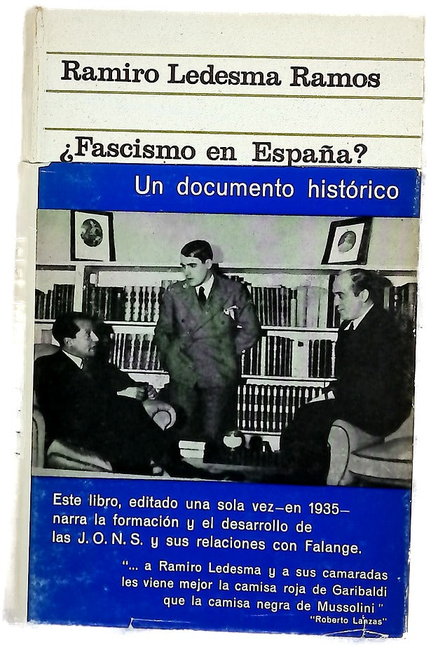 ¿Fascismo en España? : Discurso a las juventudes de España