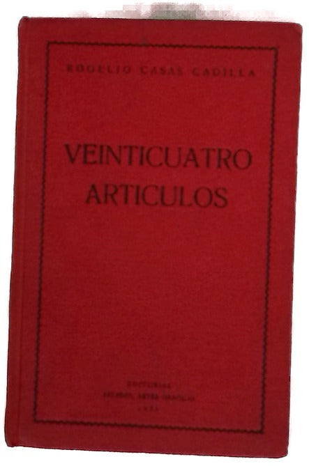 Veinticuatro artículos