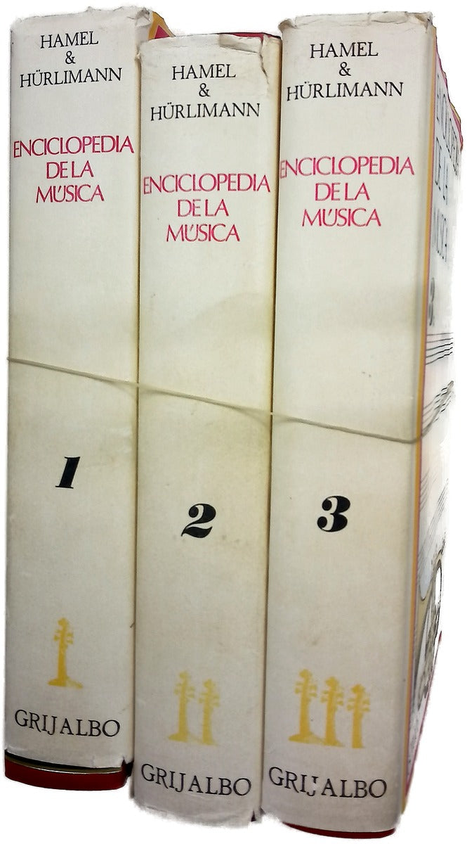 Enciclopedia de la música 3 volumenes