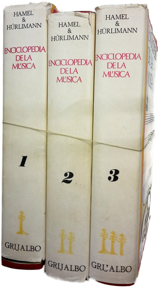 Enciclopedia de la música 3 volumenes