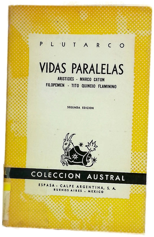 Vidas paralelas. Aristides-Marco Caton-Filopemen-Tito Quincio Flaminino