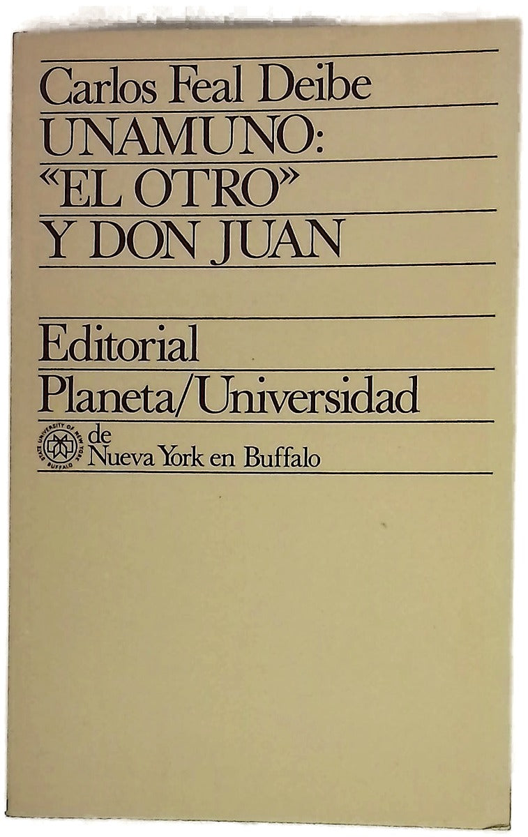 Unamuno el otro y don Juan