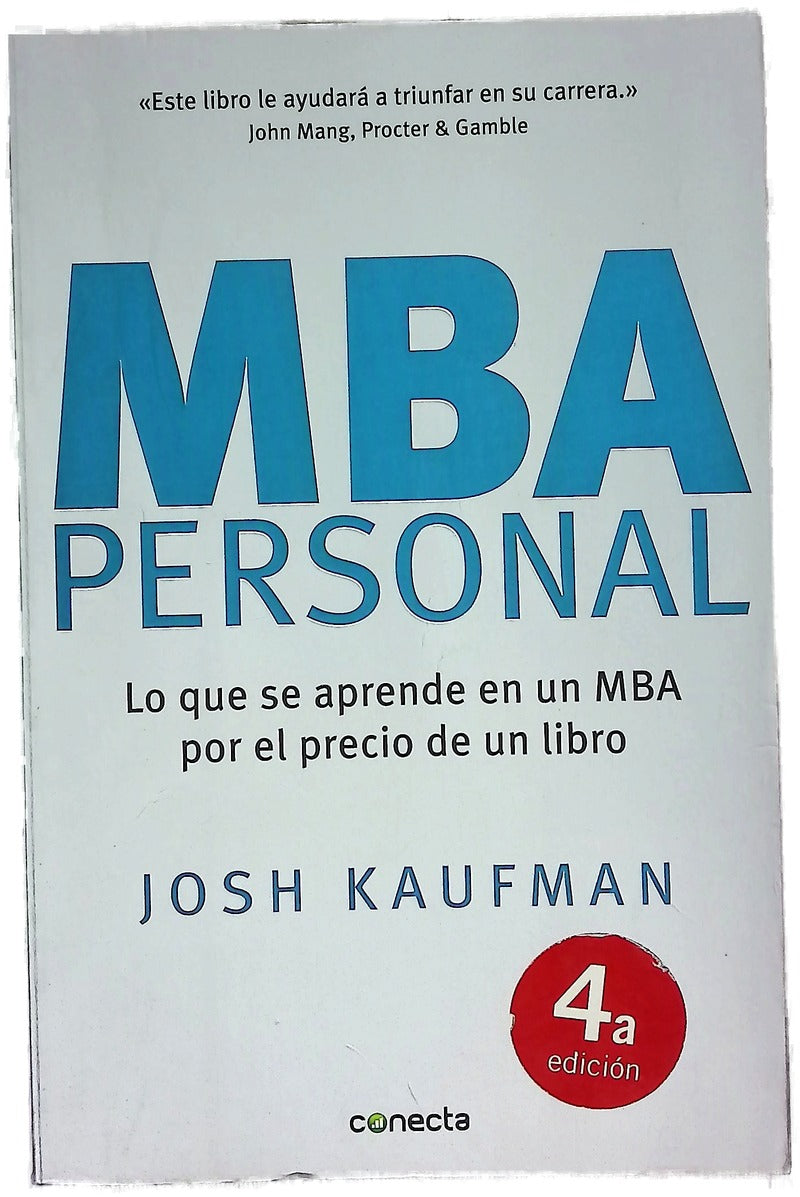MBA personal lo que se aprende en un MBA por el precio de un libro