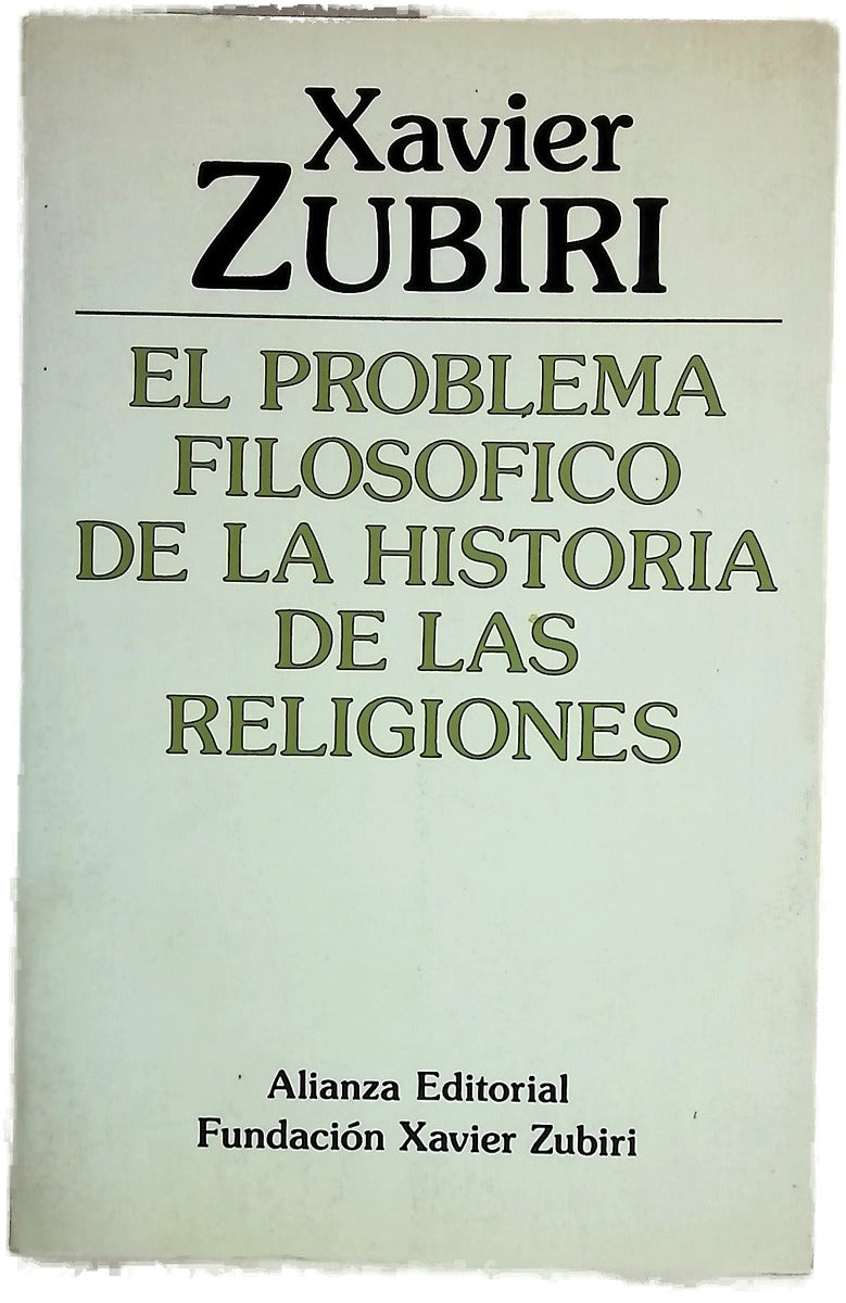 El problema filosófico de la historia de las religiones