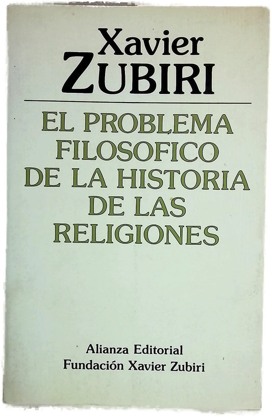 El problema filosófico de la historia de las religiones