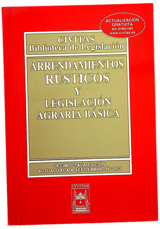 Arrendamientos rústicos y legislación agraria básica