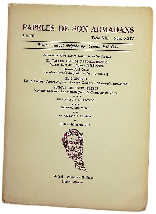 Papeles de Son Armadans, tomo VIII, número XXIV