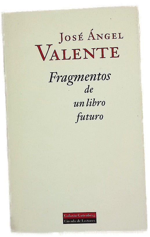 Fragmentos de un libro futuro