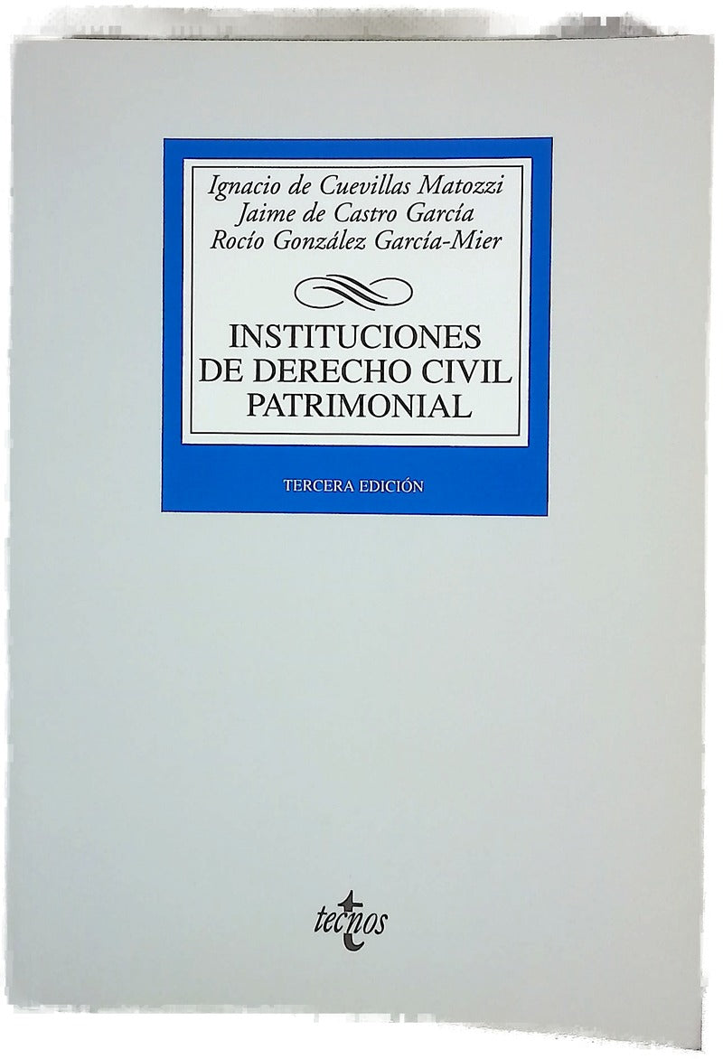 Instituciones de derecho civil patrimonial