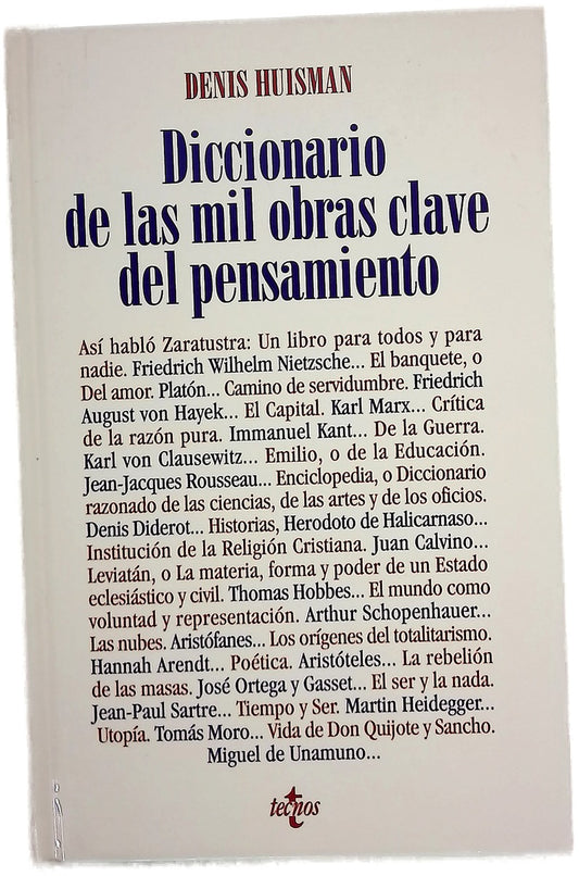 Diccionario de las mil obras clave del pensamiento