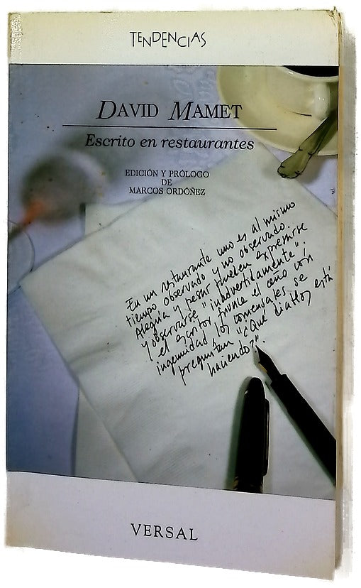 Escrito en restaurantes