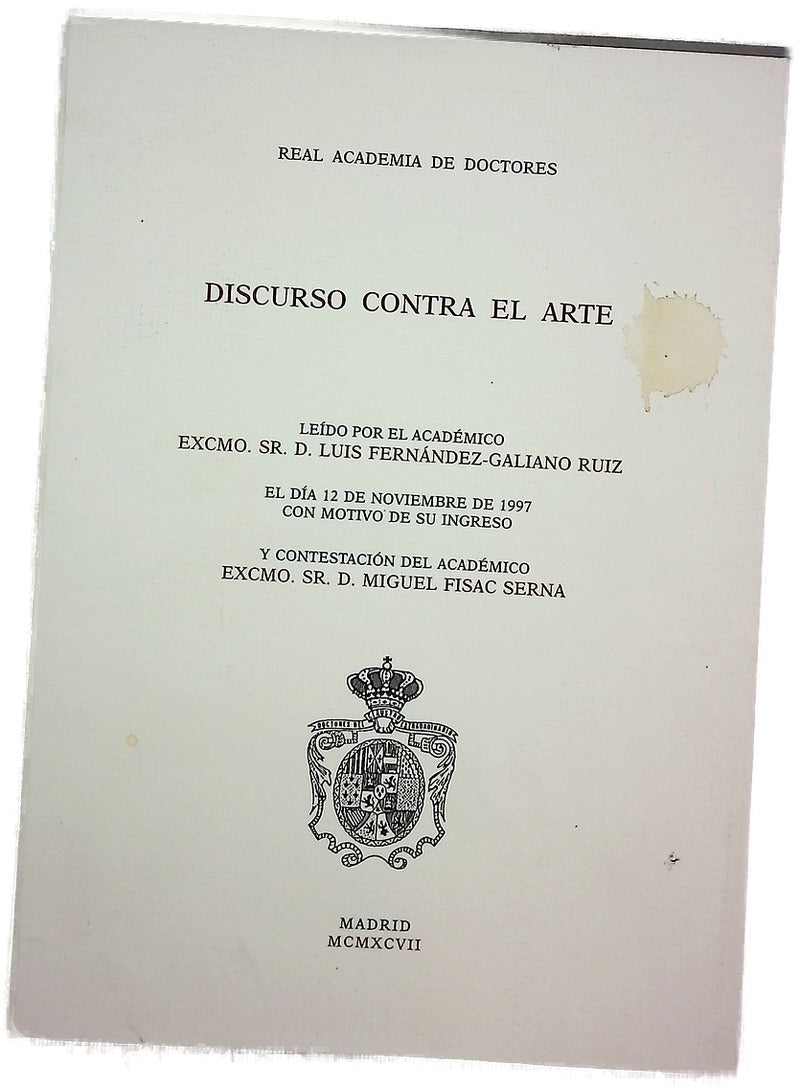 Discurso contra el arte