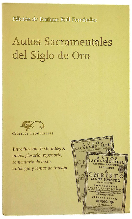 Autos sacramentales del Siglo de Oro
