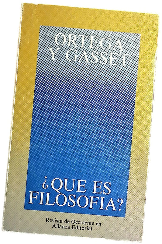 ¿Qué es filosofía?