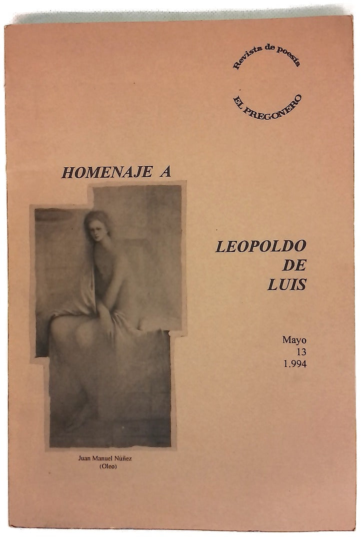 Homenaje a Leopoldo de Luis. El Pregonero poesía