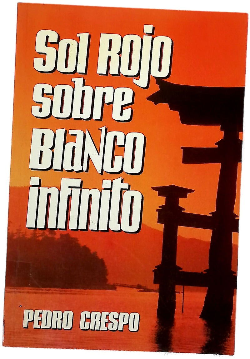 Sol rojo sobre blanco infinito
