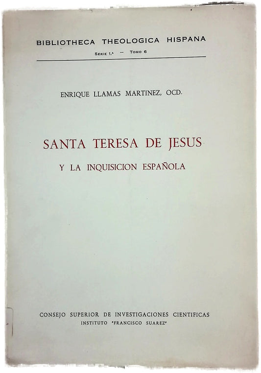 Santa Teresa de Jesús y la espiritualidad española presencia de Santa Teresa de Jesús en autores espirituales españoles de los siglos XVII y XVIII