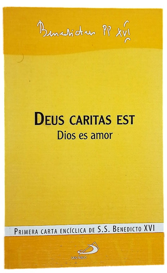 Deus caritas est Dios es amor