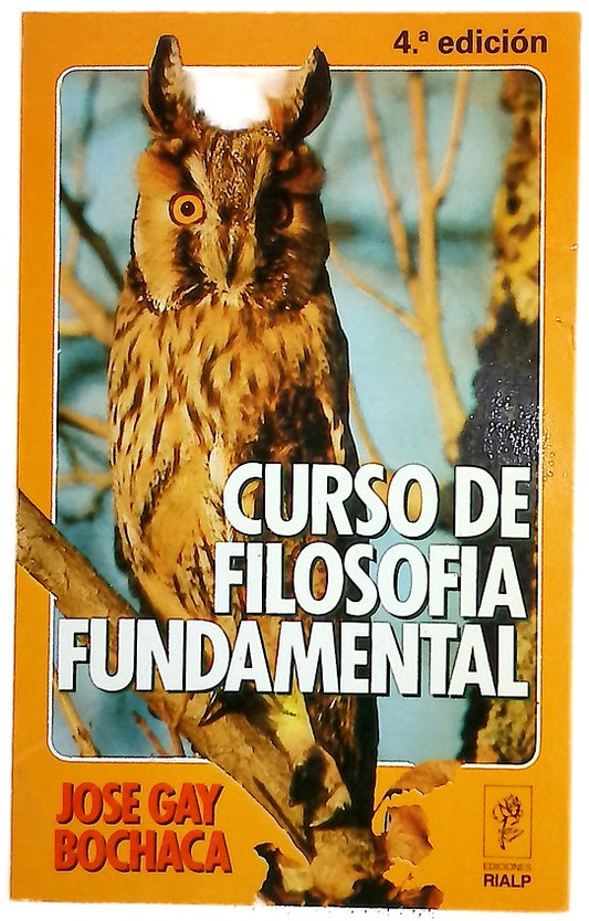 Curso de filosofía fundamental