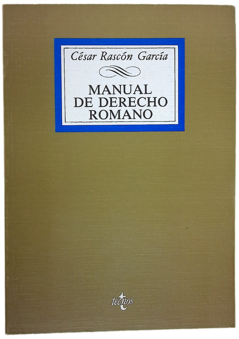 Manual de derecho romano