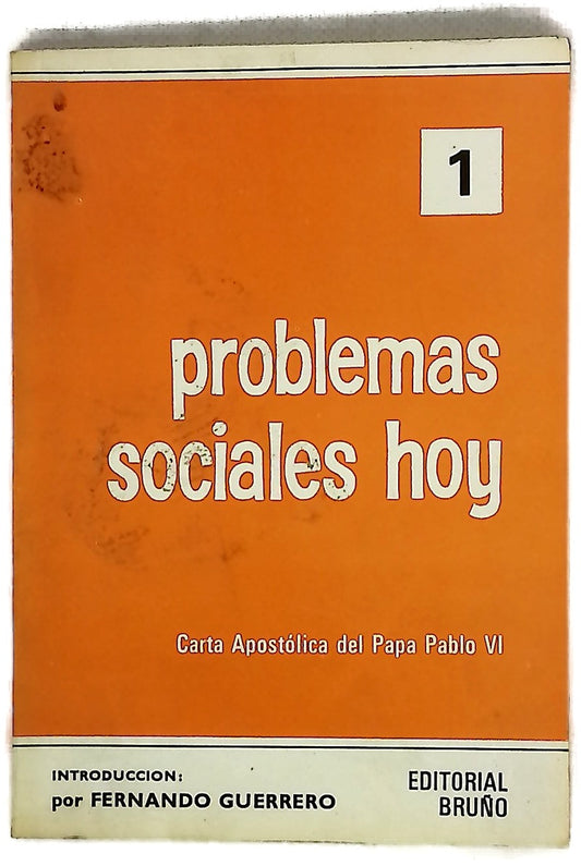 Problemas sociales de hoy carta apostólica