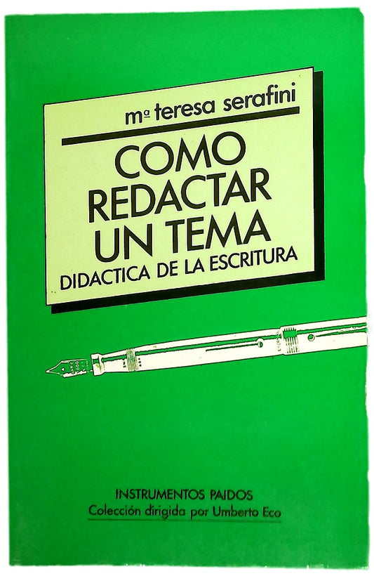 Cómo redactar un tema didáctica de la escritura