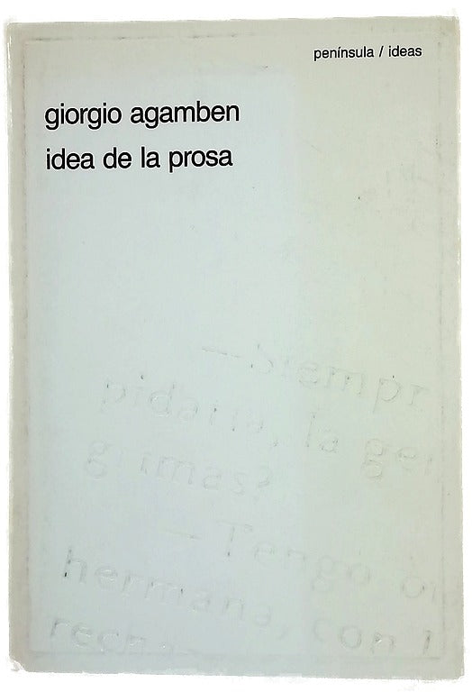 Idea de la prosa